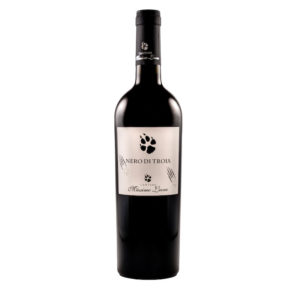 Nero di Troia Orme Puglia IGT 2018 - Massimo Leone, elegant bottle with a black label.