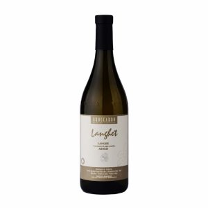 Bottle of Arneis "Langhet" DOC 2022 by Broccardo – white wine from Piedmont.