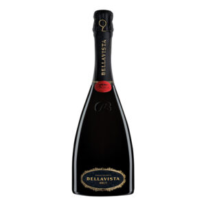 Bottle of Bellavista “Teatro alla Scala” Brut Franciacorta DOCG – elegant Italian sparkling wine.