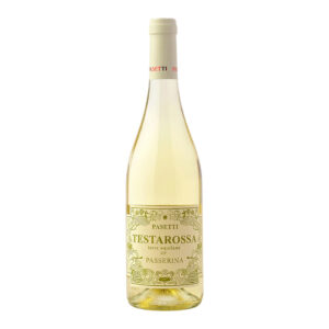 Bottle of Passerina "Testarossa" IGP 2023 by Pasetti – crisp white wine from Abruzzo.
