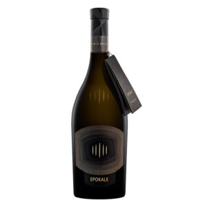 Bottle of Gewurztraminer Epokale 2015 by Tramin, a rich and aromatic wine with intense floral and spicy notes.