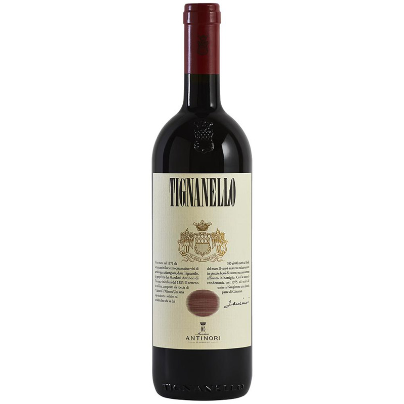 Tignanello 2021 Marchesi Antinori – iconic Tuscan red wine bottle