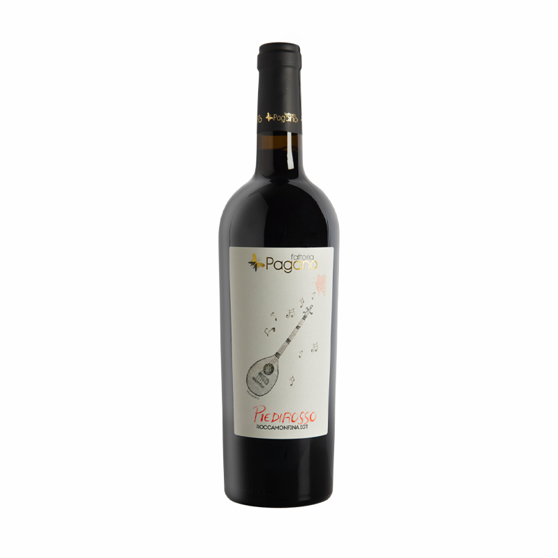 Bottle of Piedirosso IGT 2021 from Fattoria Pagano.