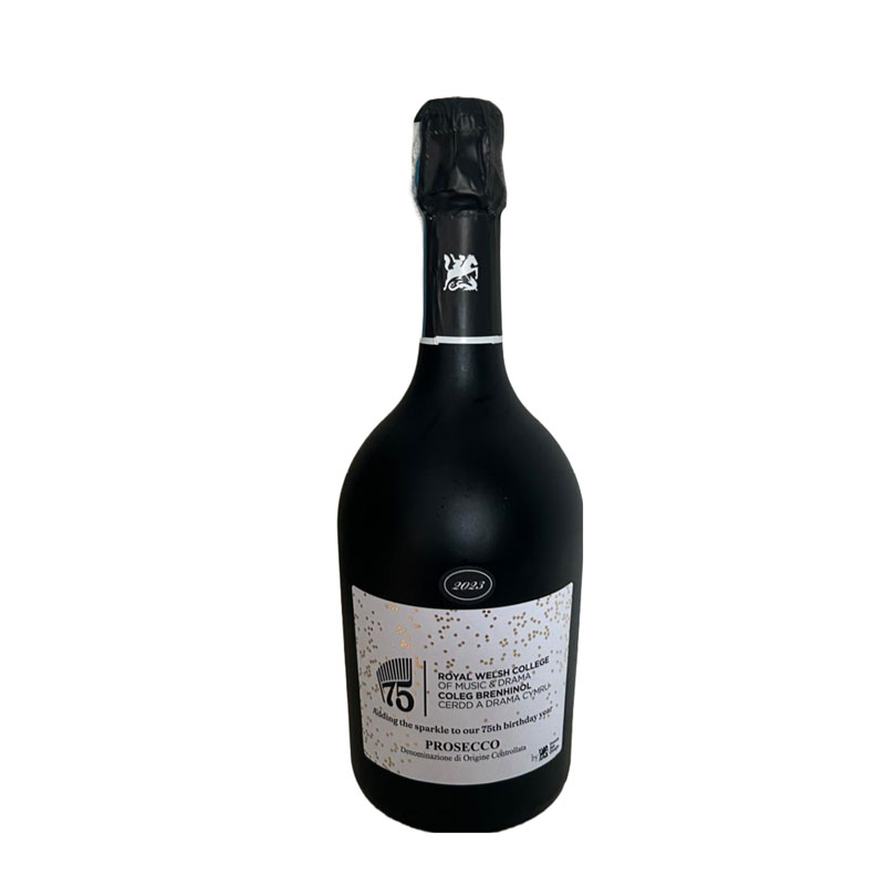Prosecco - Special edition Royal Welsh College. £3 per bottle donated back to students bursaries