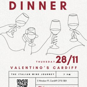 Wine Dinner at Valentino's Cardiff