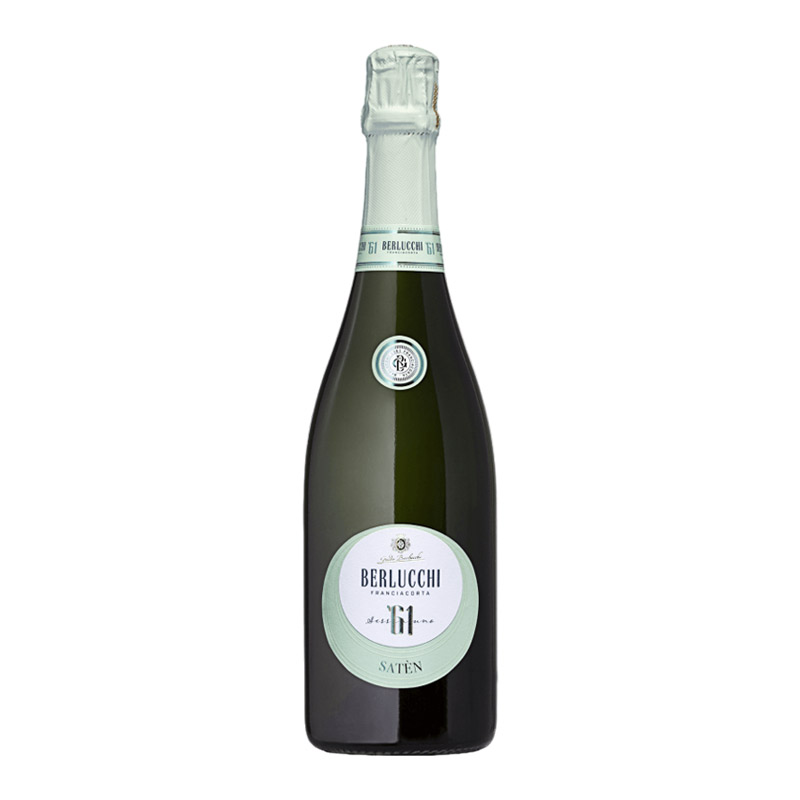 Bottle of Franciacorta 61 Satèn by Berlucchi – Italian sparkling wine