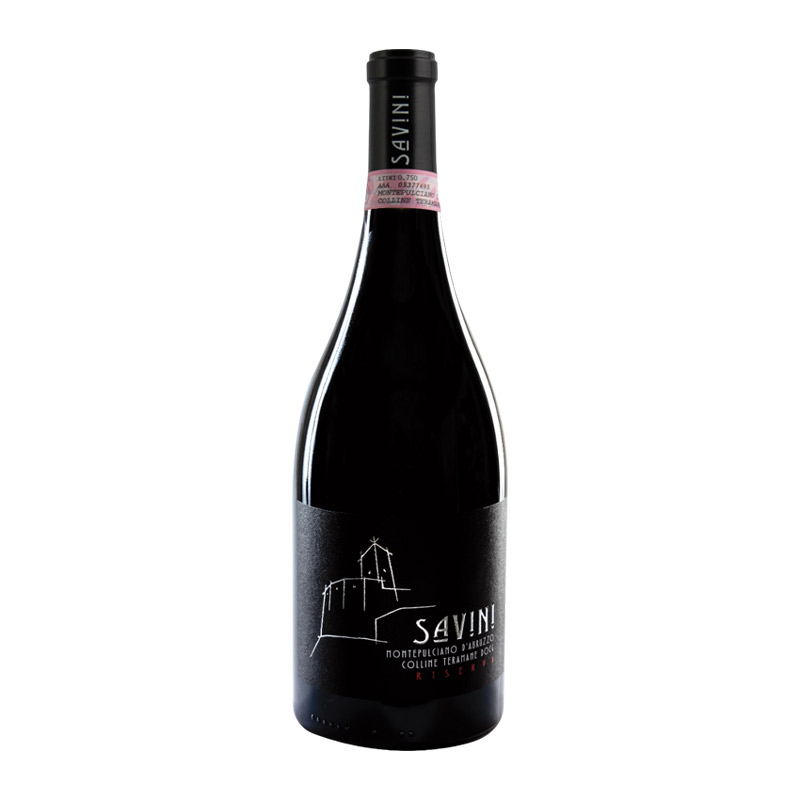 Bottle of Montepulciano d’Abruzzo Riserva DOCG 2018 by Savini