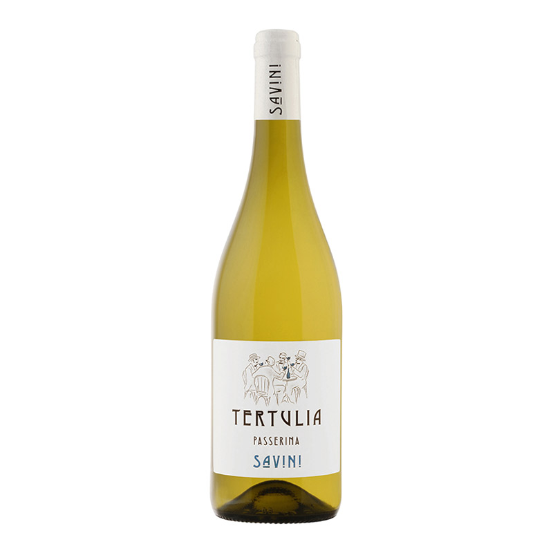 Bottle of Passerina "Tertulia" IGT 2024 by Savini.